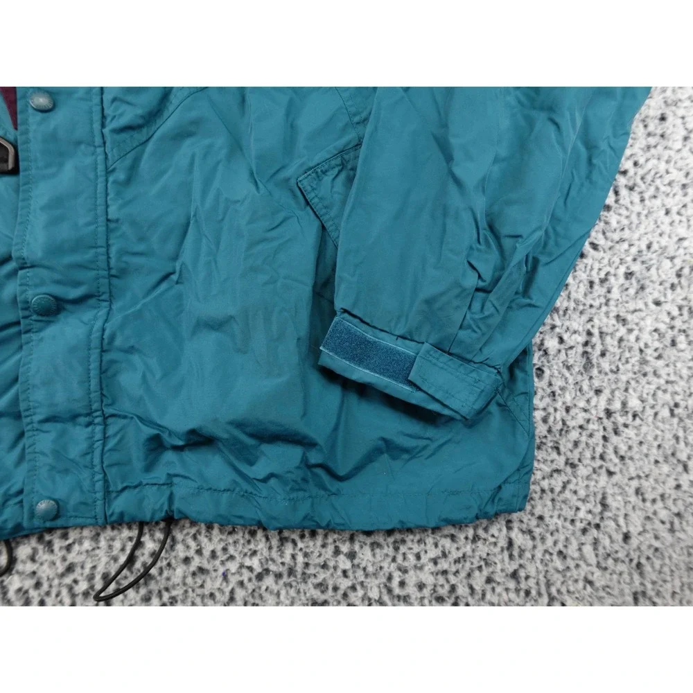 Vintage Columbia Windbreaker Jacket Mens L Teal Purple‎ Vintage 90s Colorblock